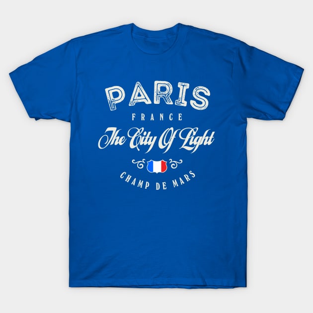 Paris France Vintage T-Shirt by Designkix